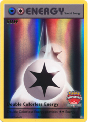 Double Colorless Energy 90/108 STAFF Holo Promo - 2017 North America Championships